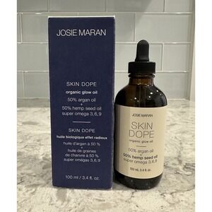 Josie Maran Skin Dope Organic Glow Oil 3.4 fl oz Argan + Hemp Seed Oil